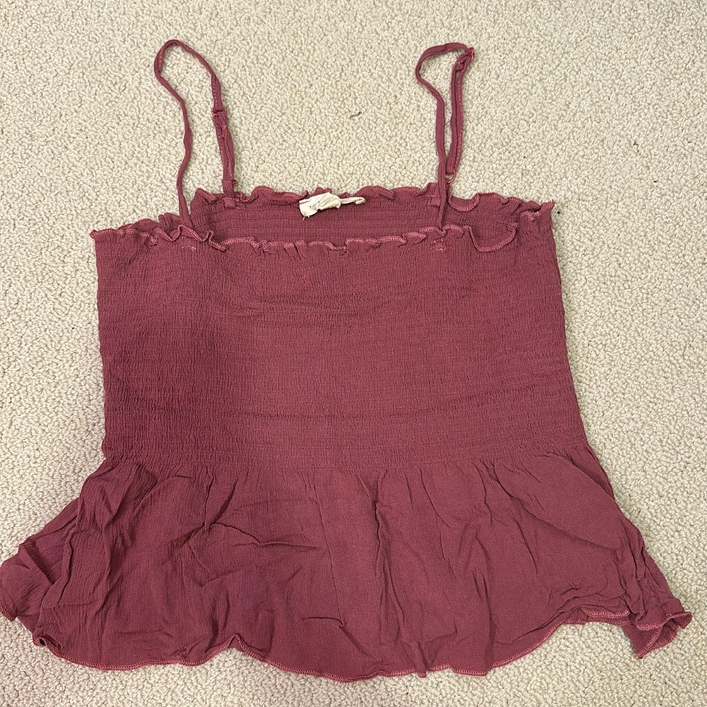 Purple LA hearts pacsun top